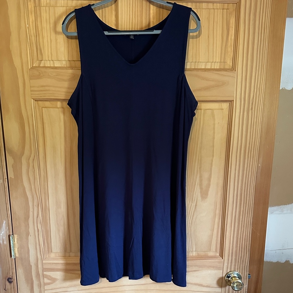 Eileen Fisher Midnight Blue Sleeveless Dress/Tunic